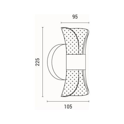 Aplică LED/8W/230V 3000K