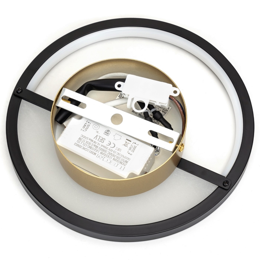 Aplică LED Aigostar LED/13,5W/230V 6500K negru/auriu