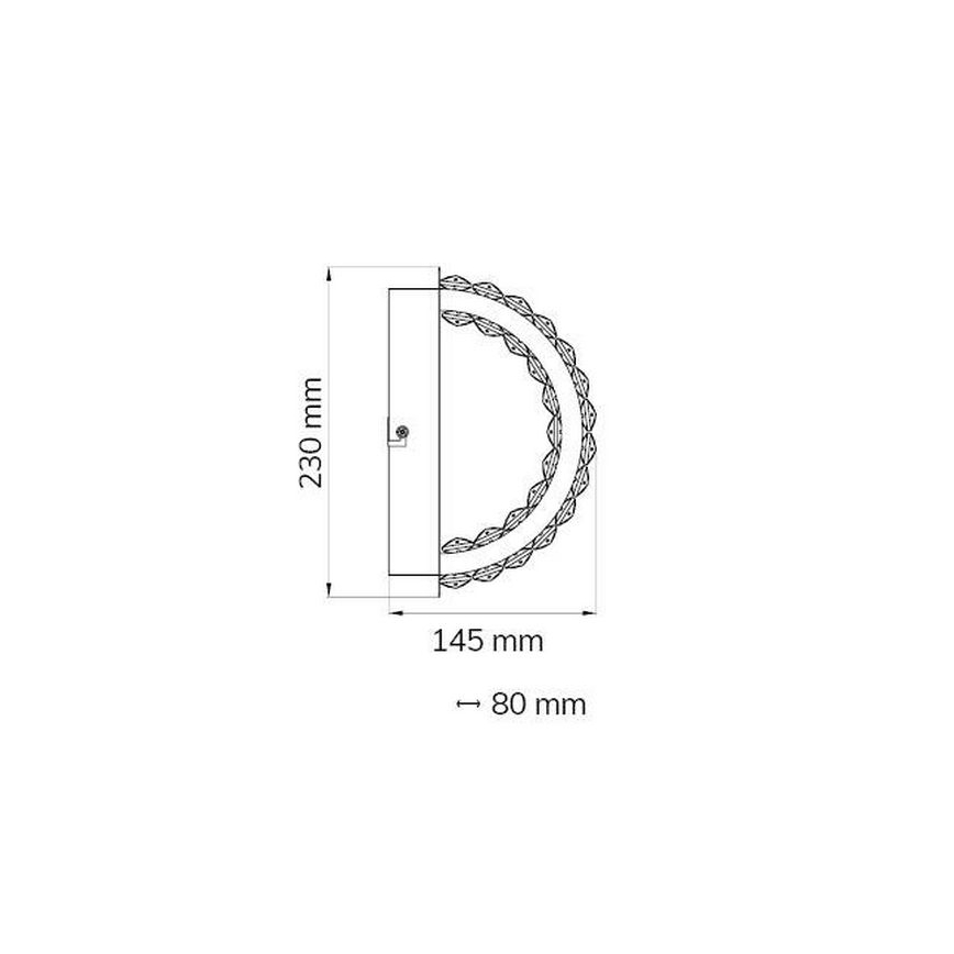 Aplică LED ANESA LED/6W/230V Wofi 4293.01.01.8000
