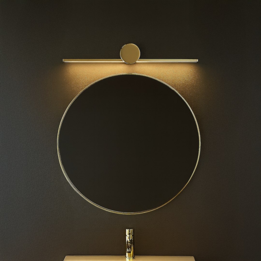 Aplica LED ARTIST pentru oglindă de baie, 6 W, 230 V, 40 cm, IP44, auriu