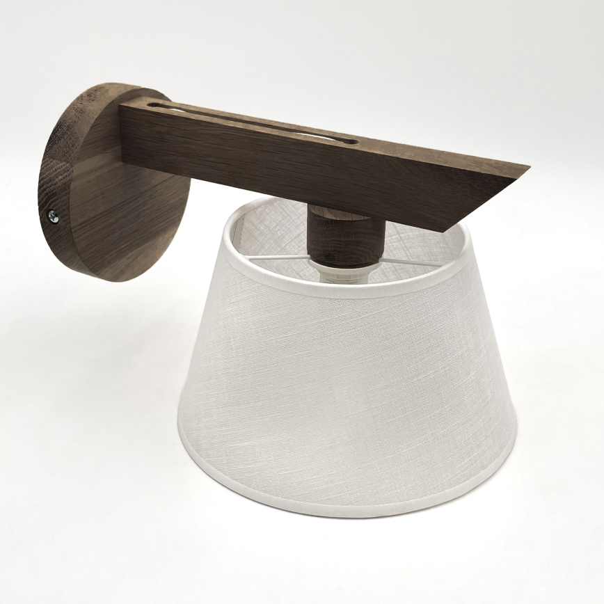 Aplică LED Brilagi ANTHONY 1xE14/40W/230V stejar nuc/alb