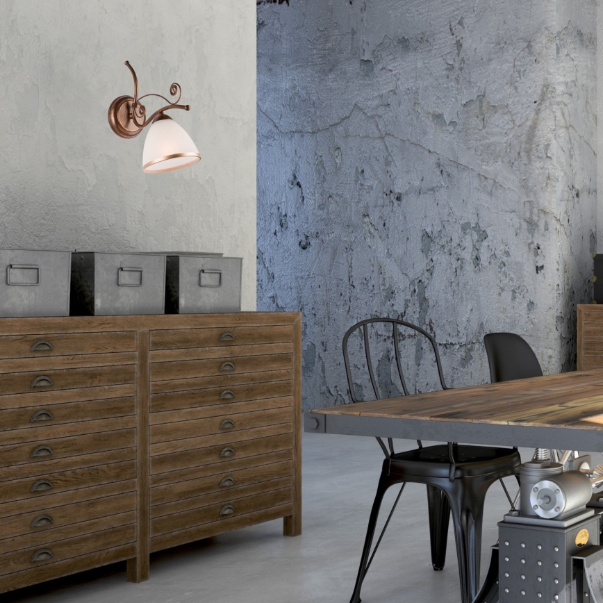 Aplică LED Brilagi ANTICO 1xE27/60W/230V bronz patină