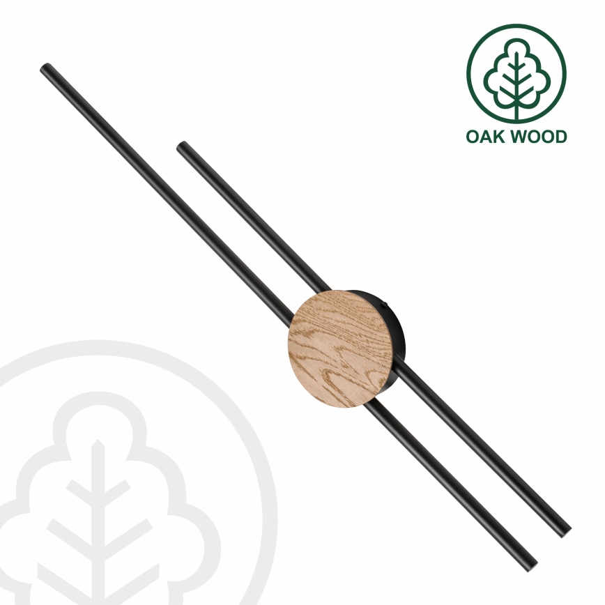 Aplică LED Brilagi WOODY COLLINE LED/15W/230V stejar