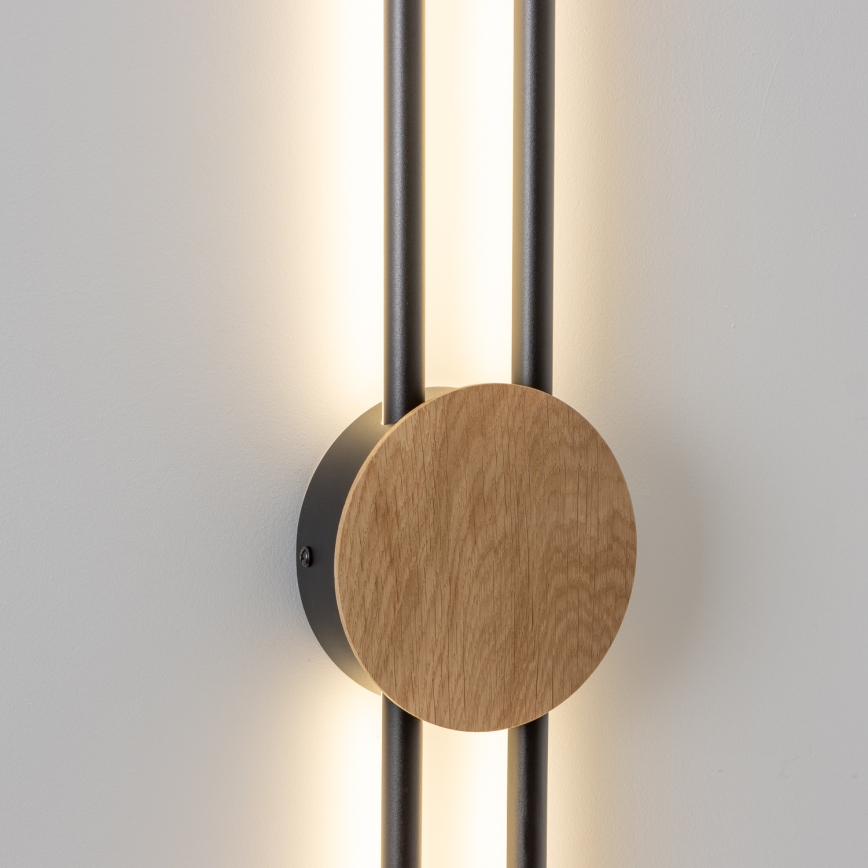 Aplică LED Brilagi WOODY COLLINE LED/15W/230V stejar