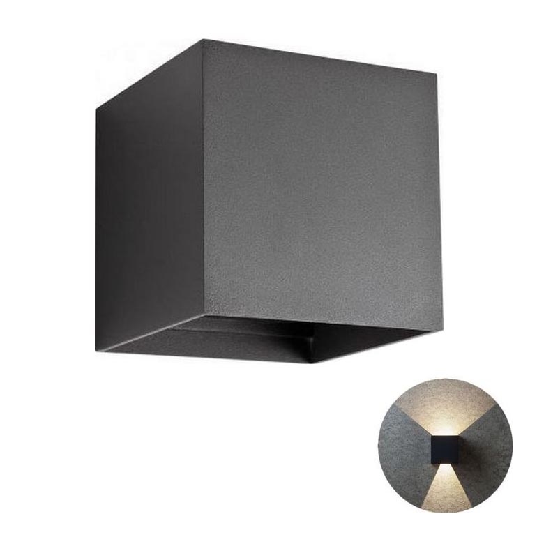 Aplică LED de exterior 90173 VARY 2xLED/6W/230V 3000K IP54 antracit