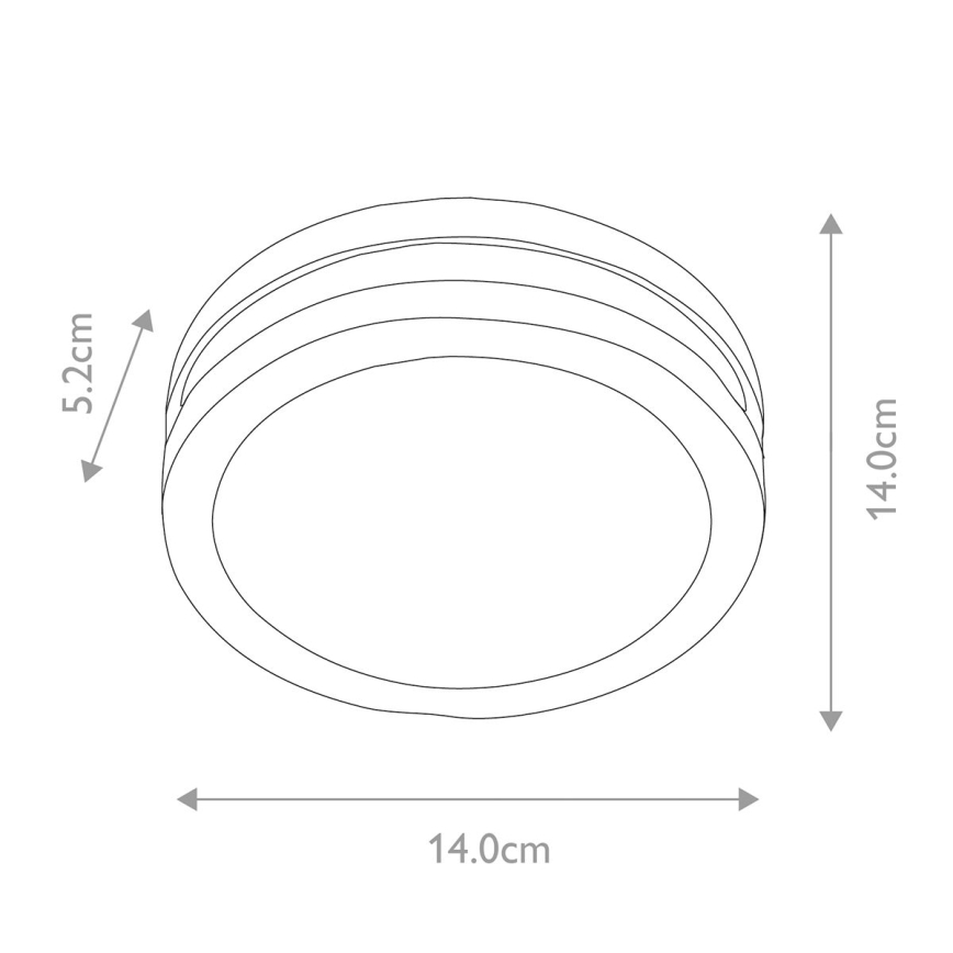Aplică LED de exterior ANO 1xGX53/9W/230V IP54 Elstead