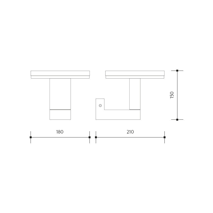 Aplică LED de exterior BARI LED/10W/230V 4000K IP54 antracit