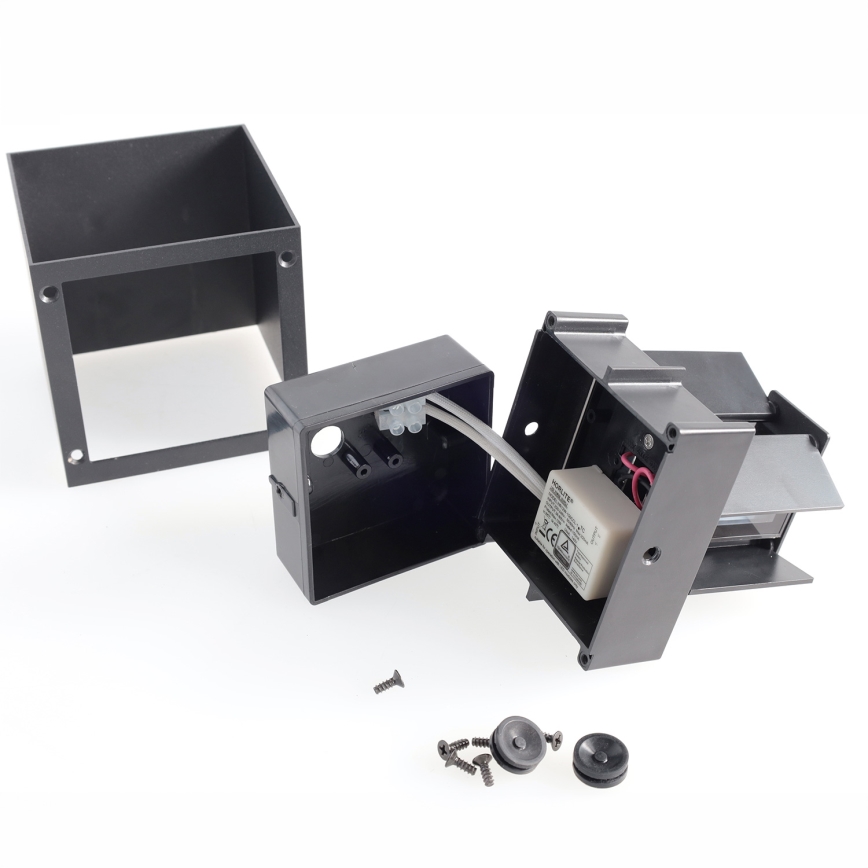 Aplică LED de exterior Brilagi CUBE LED/6W/230V IP54