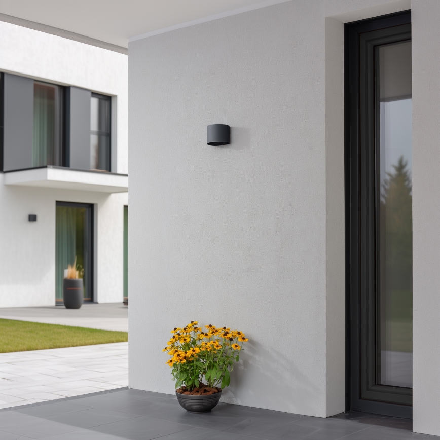 Aplică LED de exterior Brilagi RONDO LED/6W/230V antracit IP54