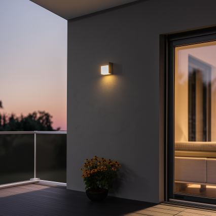 Aplică LED de exterior Brilagi TERNI LED/12W/230V gri IP44