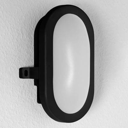 Aplică LED de exterior BULKHEAD LED/6W/230V IP54 neagră Ledvance