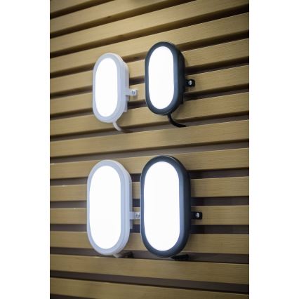 Aplică LED de exterior BULKHEAD LED/6W/230V IP54 neagră Ledvance