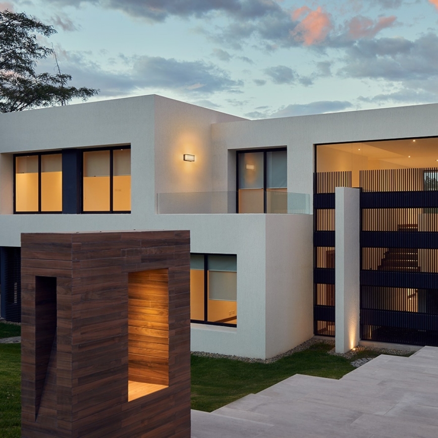 Aplică LED de exterior CLAIRE LED/9W/230V IP54 RED -Design Rendl-R13565