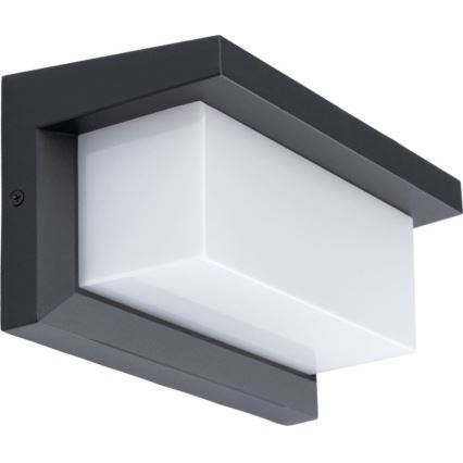 Aplică LED de exterior cu bec și senzor crepuscular NEELY 1xE27/9W/230V IP54 antracit