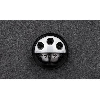 Aplica LED de exterior cu senzor, 9W, 230V, 4000K, IP44, neagră