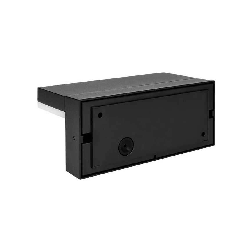 Aplica LED de exterior cu senzor, 9W, 230V, 4000K, IP44, neagră