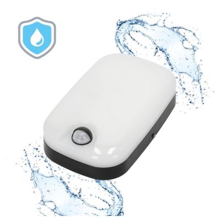 Aplică LED de exterior cu senzor de mișcare și crepuscular BAVANO LED/15W/230V 3000/4000/5700K IP54