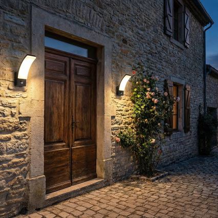 Aplică LED de exterior cu senzor Brilagi ARCELO LED/9W/230V IP44