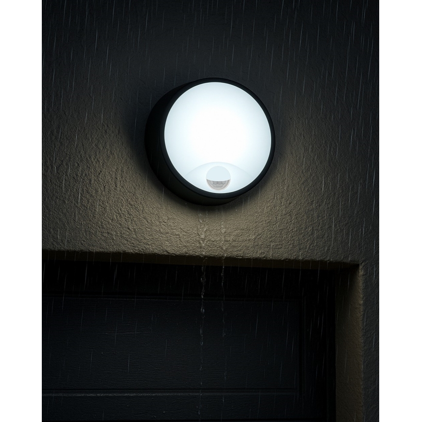 Aplică LED de exterior dimmabilă cu senzor de mișcare LED/15/18/20W/230V 3000K/4000K/6500K IP65 negru/alb