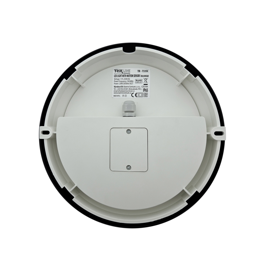 Aplică LED de exterior dimmabilă cu senzor de mișcare LED/15/18/20W/230V 3000K/4000K/6500K IP65 negru/alb