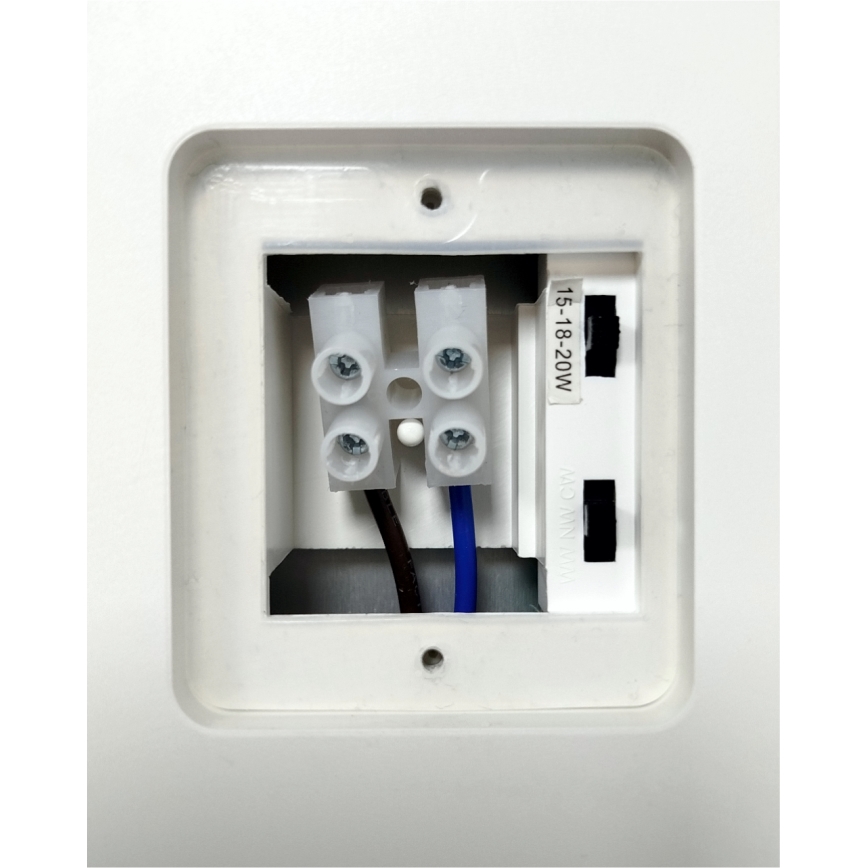 Aplică LED de exterior dimmabilă cu senzor de mișcare LED/15/18/20W/230V 3000K/4000K/6500K IP65 negru/alb