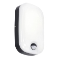 Aplică LED de exterior cu senzor de mișcare și crepuscular BAVANO LED/15W/230V 3000/4000/5700K IP54