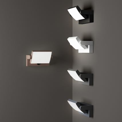 Aplică LED de exterior cu senzor Ideal Lux SWIPE LED/20,5W/230V IP54 antracit