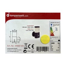 Aplică LED de exterior cu senzor LED/10W/230V IP44 Lampenwelt