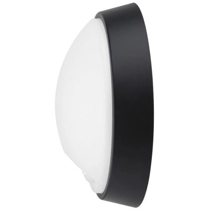 Aplică LED de exterior cu senzor LED/12W/230V 3000/4000/6500K IP65 negru