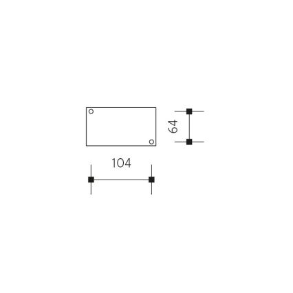 Aplică LED de exterior cu senzor NATURA LED/12W/230V 4000K IP54 maro/antracit
