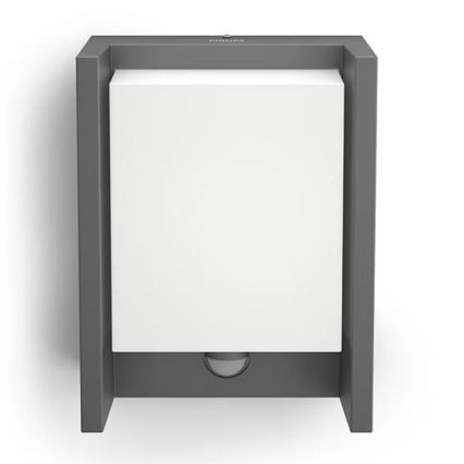 Aplică LED de exterior cu senzor Philips ARBOUR LED/3,8W/230V IP44