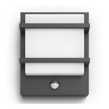 Aplică LED de exterior cu senzor Philips PETRONIA LED/3,8W/230V IP44