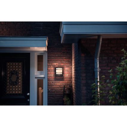 Aplică LED de exterior cu senzor Philips PETRONIA LED/3,8W/230V IP44