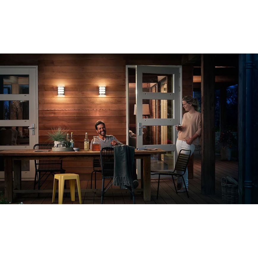 Aplică LED de exterior cu senzor Philips PYTHON LED/3,8W/230V IP44