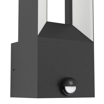 Aplică LED de exterior cu senzor 2xLED/5W/230V IP44 Eglo