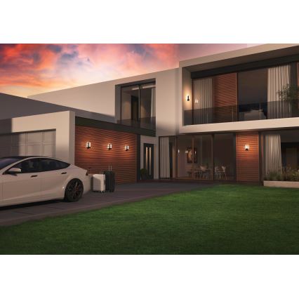 Aplică LED de exterior cu senzor 2xLED/5W/230V IP44 Eglo