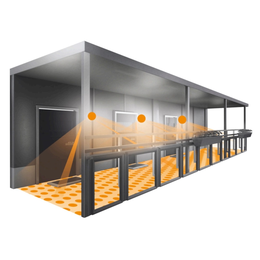 Aplică LED de exterior cu senzor STEINEL 053031 L691 LED/9W/230V IP44