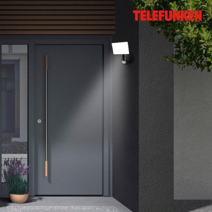Aplică LED de exterior cu senzor Telefunken 304305TF LED/24W/230V IP44