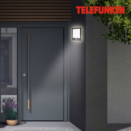 Aplică LED de exterior cu senzor Telefunken 313805TF LED/15W/230V IP44