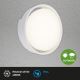 Aplică LED de exterior GENUA LED/18W/230V IP44 alb Briloner 3019-016