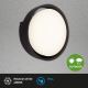 Aplică LED de exterior GENUA LED/18W/230V IP44 neagră Briloner 3019-015