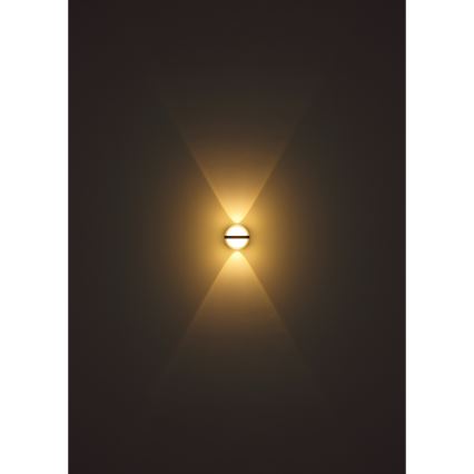 Aplică LED de exterior Globo LED/12W/230V IP54 negru