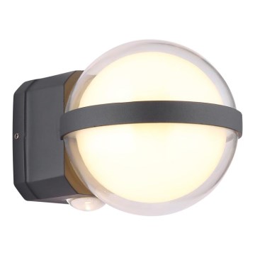 Aplică LED de exterior Globo LED/12W/230V IP54 negru