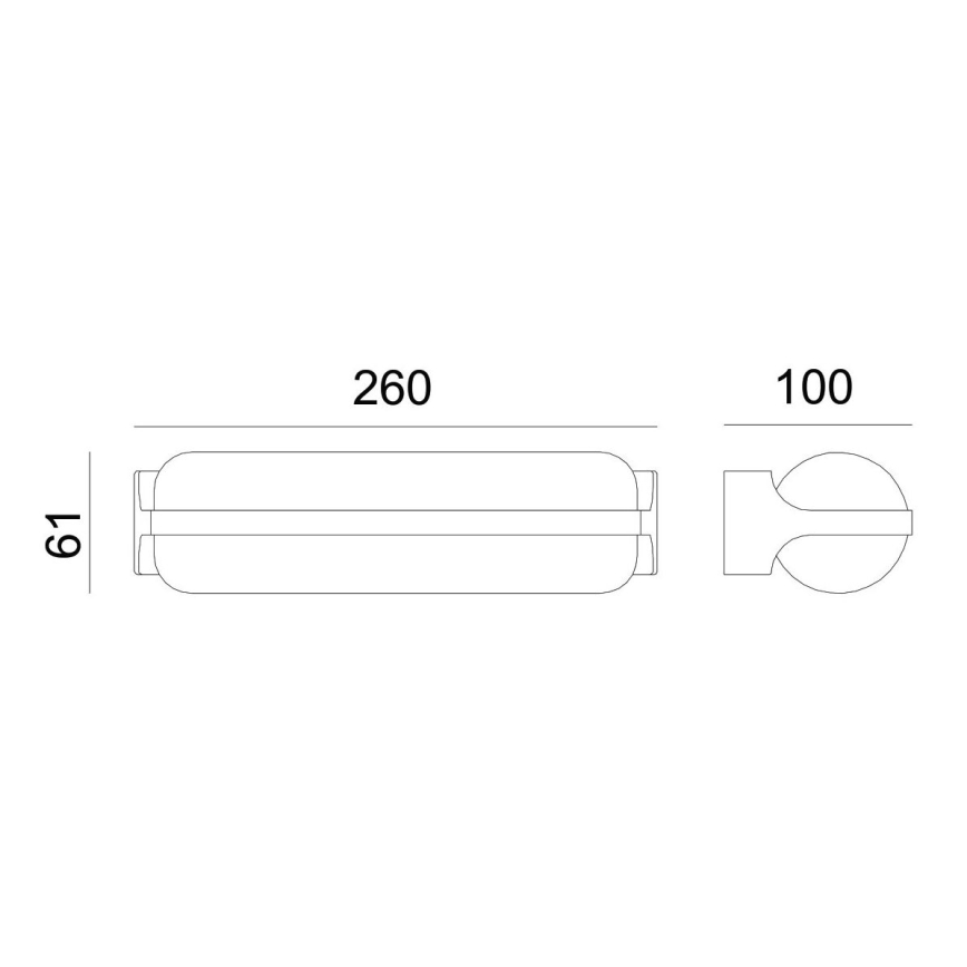 Aplică LED de exterior LED/20W/230V IP54 Globo