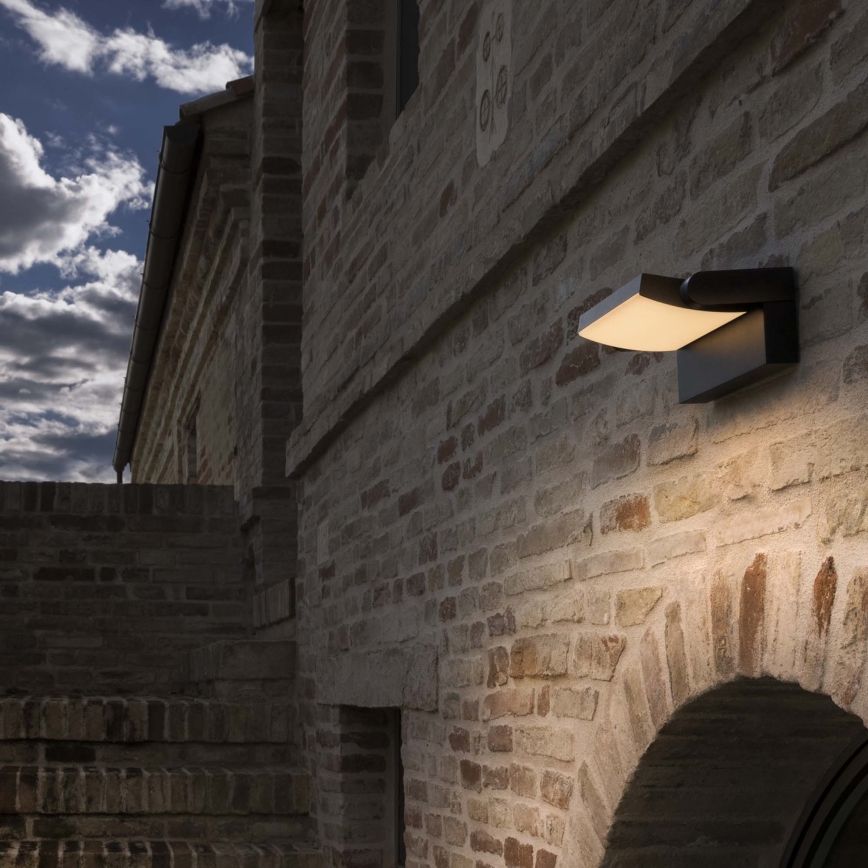 Aplică LED de exterior Ideal Lux SWIPE LED/20,5W/230V IP54 antracit