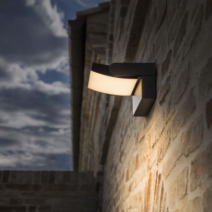Aplică LED de exterior Ideal Lux SWIPE LED/20,5W/230V IP54 antracit