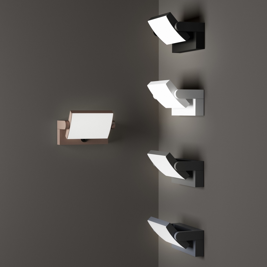 Aplică LED de exterior Ideal Lux SWIPE LED/20,5W/230V IP54 antracit