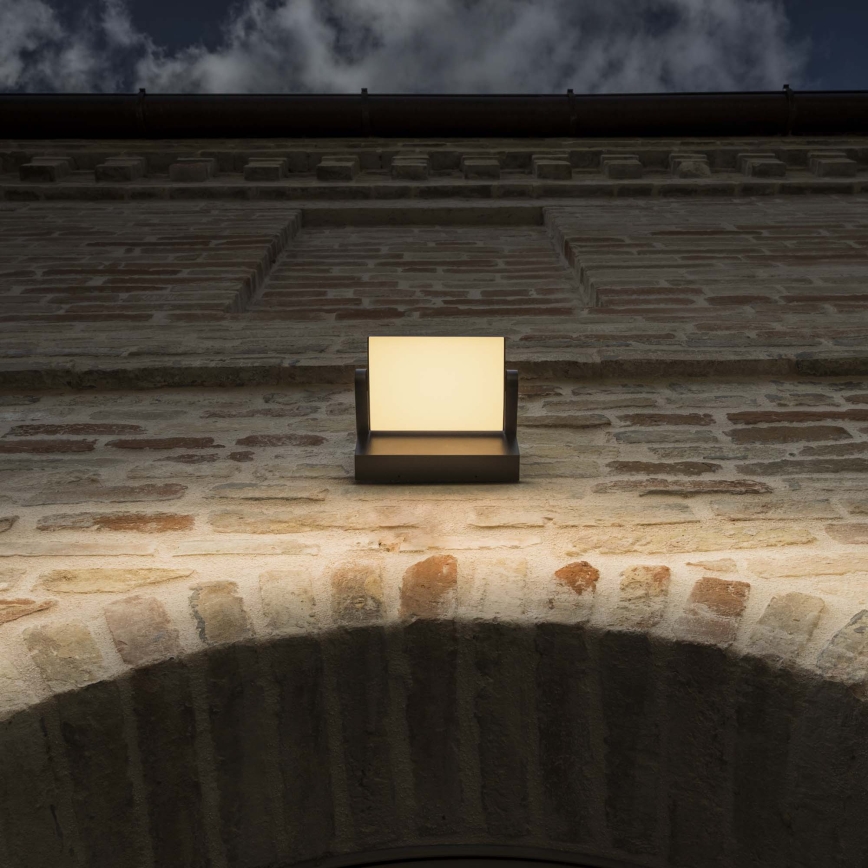Aplică LED de exterior Ideal Lux SWIPE LED/21W/230V CRI 90 IP54 maro