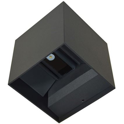 Aplică LED de exterior KREON 2xLED/3W/230V IP54 3000K negru