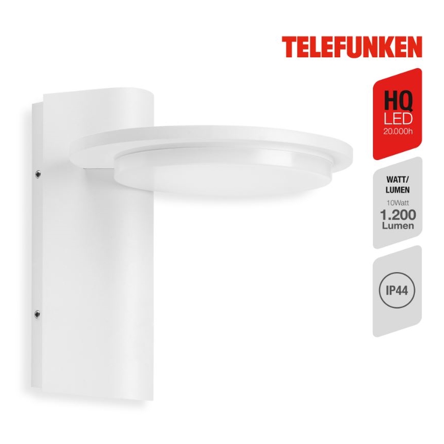 Aplică LED de exterior LED/10W/230V IP44 Telefunken 312406TF